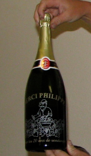 magnum champagne gravure