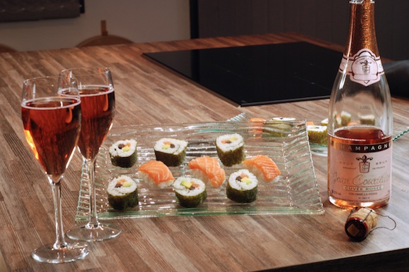 sushis truffe champagne courtillier