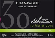 Champagne perso anniversaire